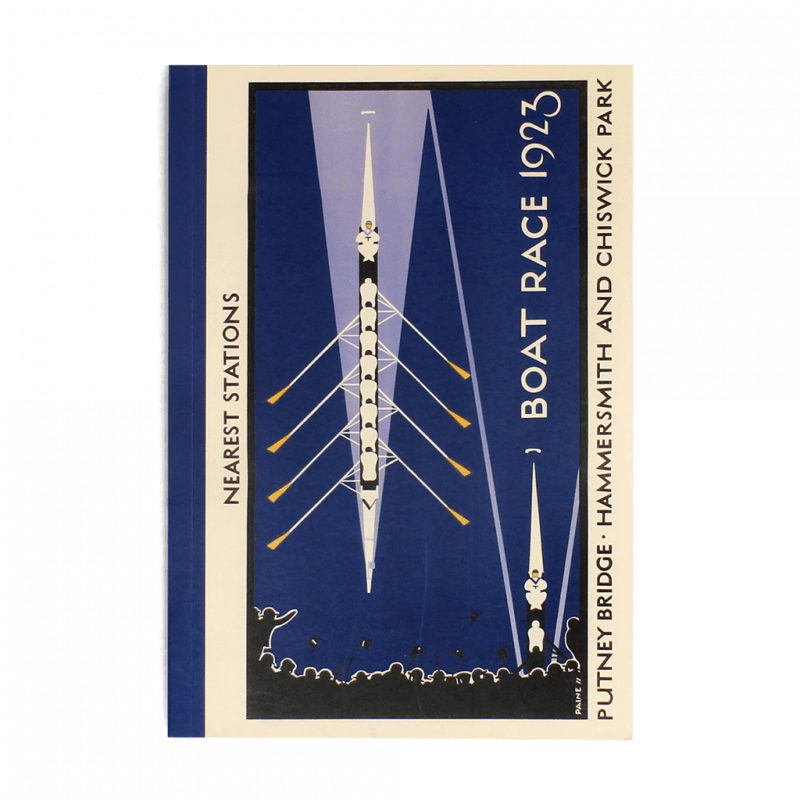 Rex London A5 Notebook - TfL Vintage Poster "Boat Race"