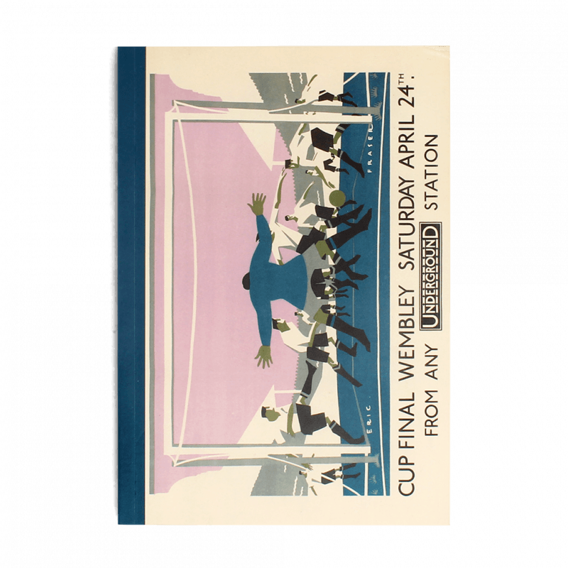 Rex London A5 Notebook - TfL Vintage Poster "Cup Final"