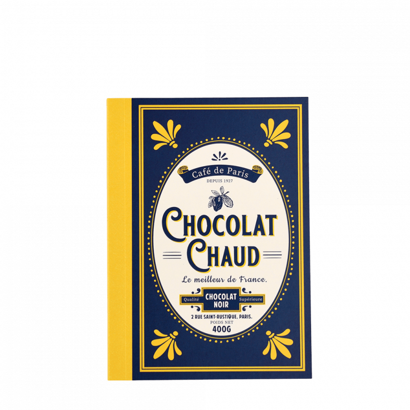 Rex London A6 Notebook - Cafe De Paris CHOCOLAT CHAUD