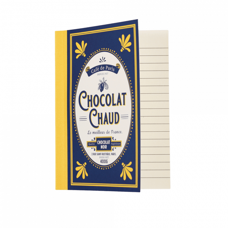 Rex London A6 Notebook - Cafe De Paris CHOCOLAT CHAUD