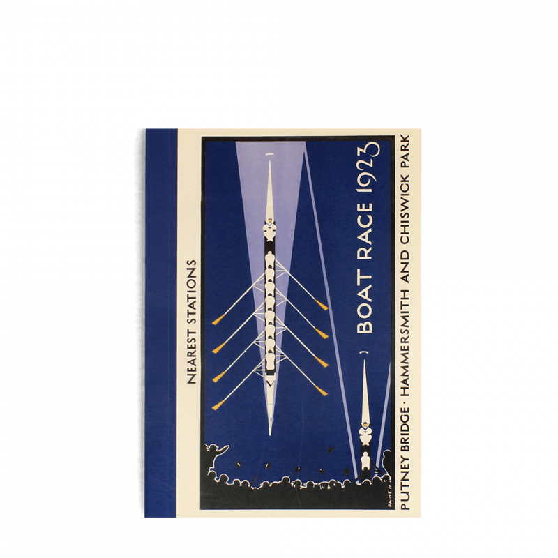 Rex London A6 Notebook - TfL Vintage Poster "Boat Race"