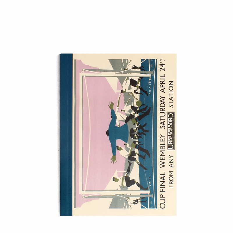 Rex London A6 Notebook - TfL Vintage Poster "Cup Final"