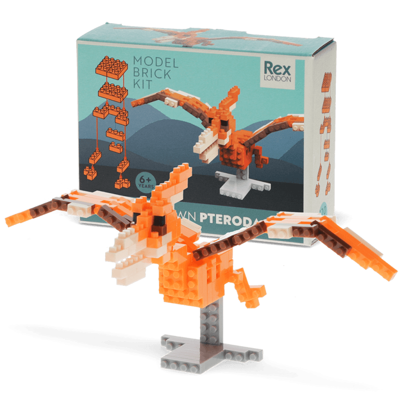 Rex London Build Your Own Dinosaur Model Brick Kit - Pterodactyl