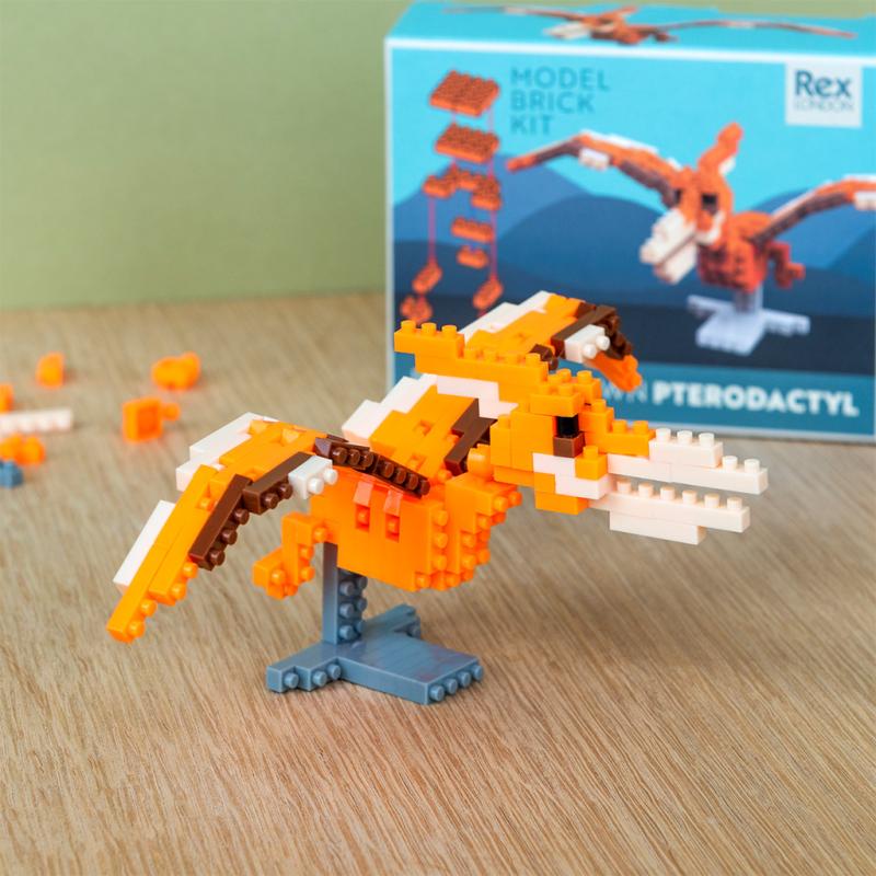 rex london Build your own dinosaur model brick kit - Pterodactyl