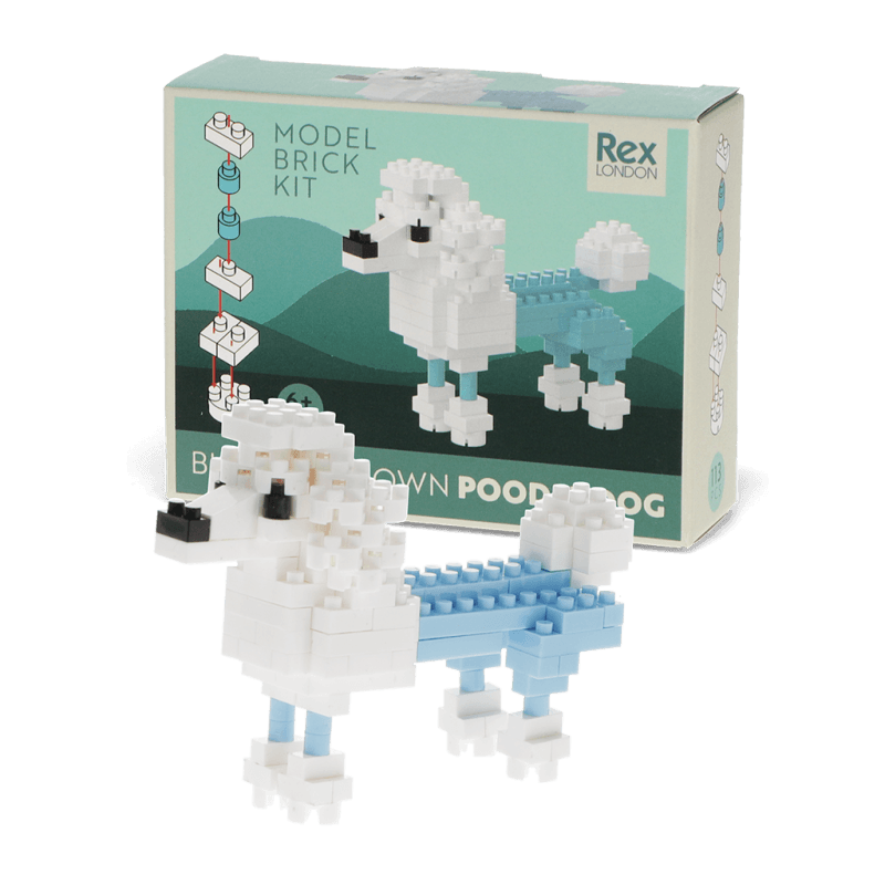 Rex London Build Your Own Dog Model Brick Kit - Poodle