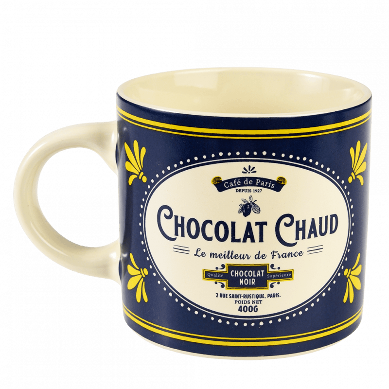 Rex London Ceramic Mug 350ml - Cafe De Paris CHOCOLAT CHAUD