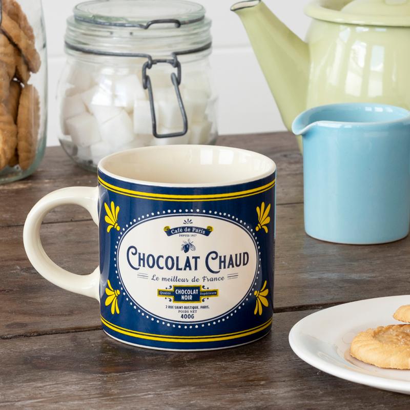 rex london Ceramic mug 350ml - Cafe de Paris CHOCOLAT CHAUD
