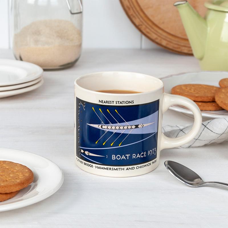 rex london Ceramic mug - TfL Vintage Poster "Boat Race"