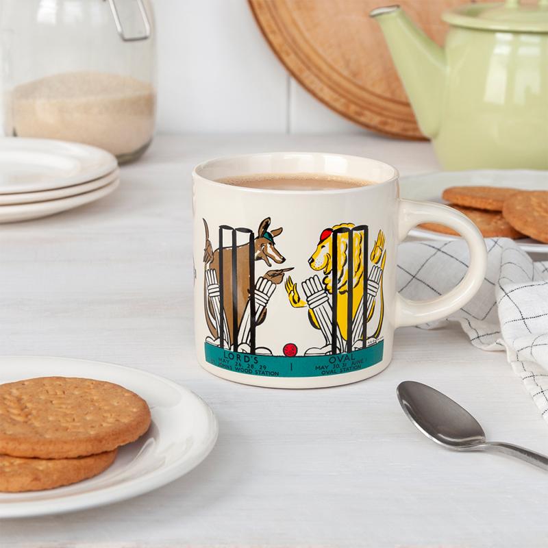 rex london Ceramic mug - TfL Vintage Poster "The Ashes"