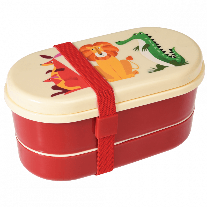 Rex London Children's Bento Box - Colourful Creatures