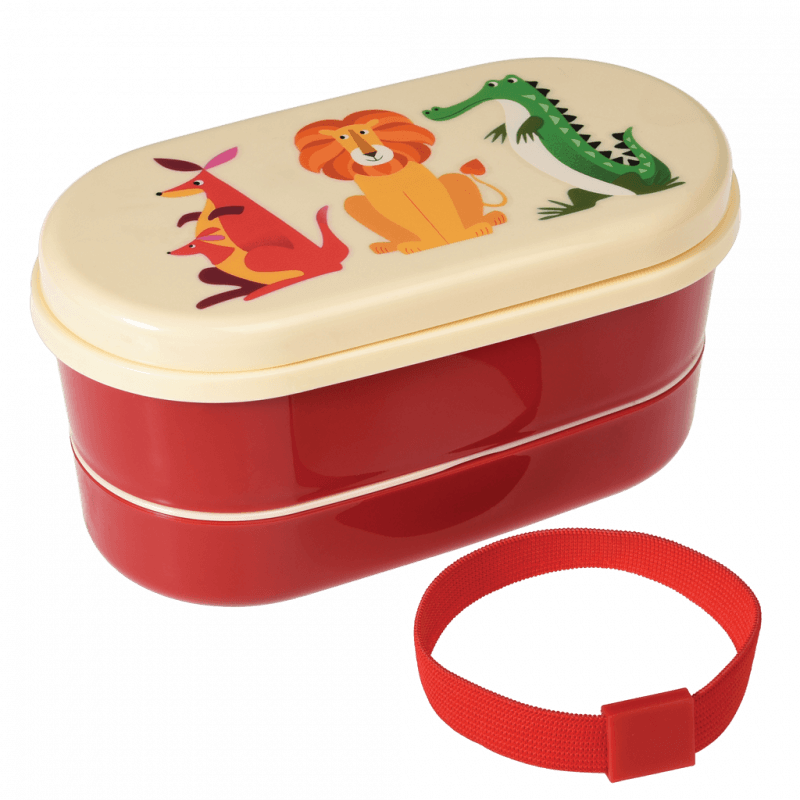 Rex London Children's Bento Box - Colourful Creatures