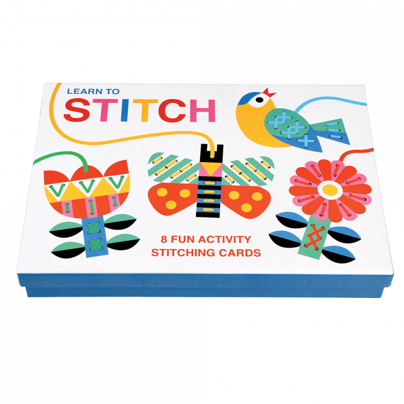 rex london Children's cardboard stitching kit - Learn to stitch activity