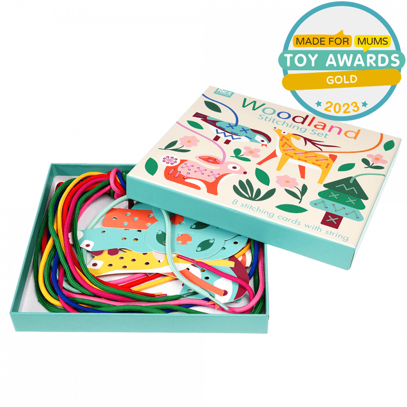 Rex London Children's Cardboard Stitching Kit - Woodland
