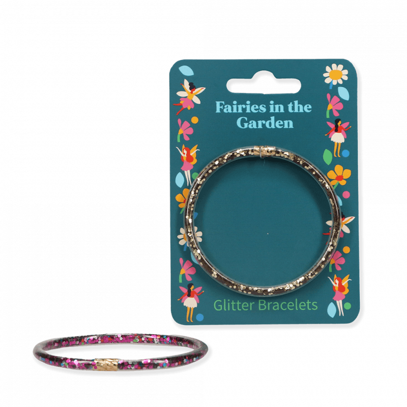 Rex London Children's Glitter Bracelets (set Of Two)- Fairies In The Garden