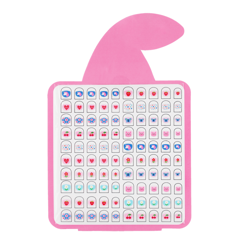 Rex London Children's Nail Stickers (pack Of 100) - Cherry