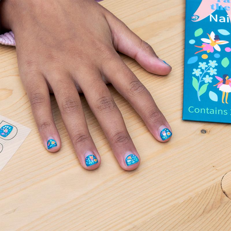 rex london Children's nail stickers (pack of 25) - Fairies in the Garden