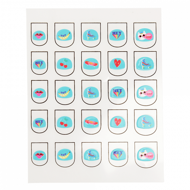 Rex London Children's Nail Stickers (pack Of 25) - Top Banana