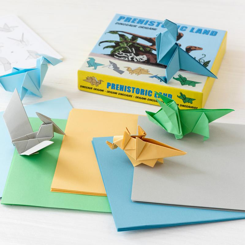 rex london Children's origami kit - Prehistoric Land dinosaur