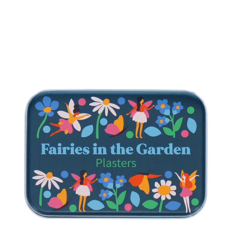 Rex London Children's Plasters In A Tin (30 Pcs) - Fairies In The Garden