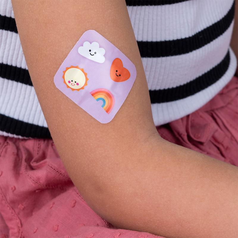 rex london Children's plasters in a tin (30 pcs) - Kawaii Sunshine