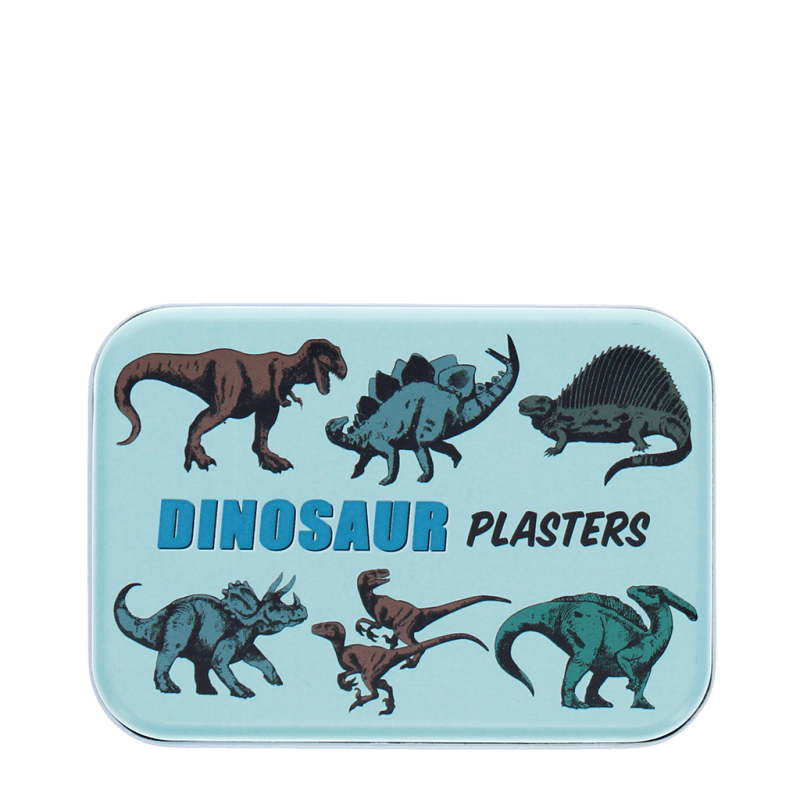 Rex London Children's Plasters In A Tin (30 Pcs) - Prehistoric Land