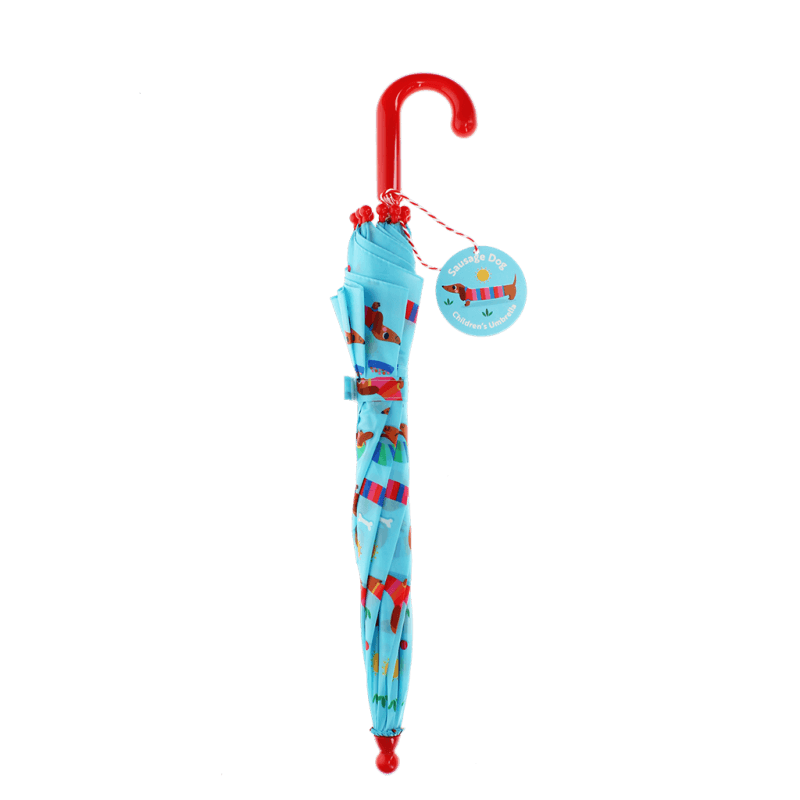 Rex London Children's Push-up Umbrella - Sunny Sausage Dog