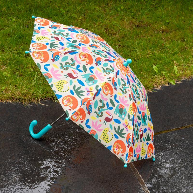 rex london Children's push-up umbrella - Wild Wonders