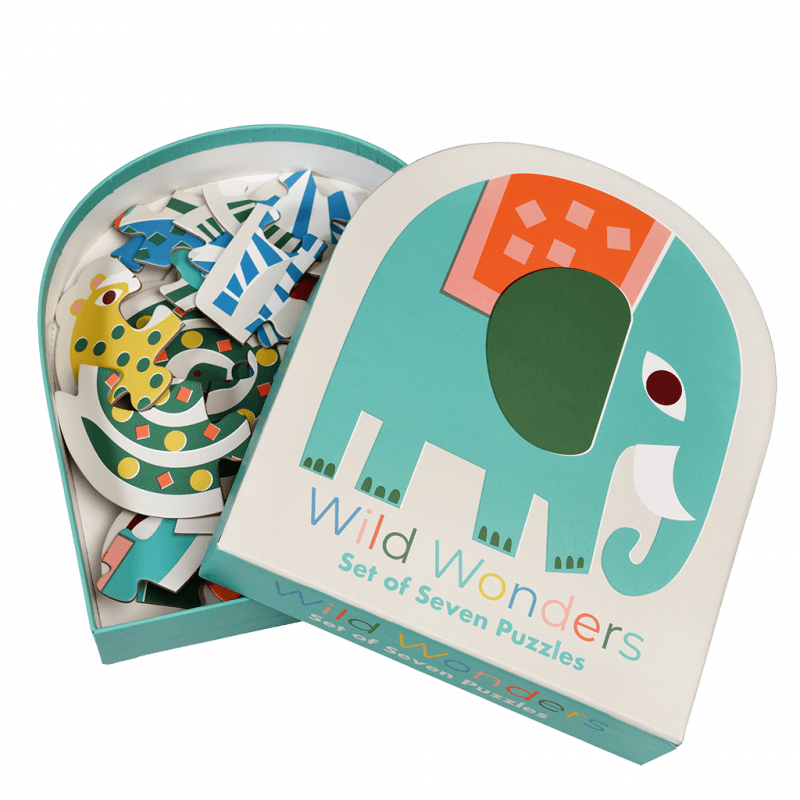 Rex London Children's Puzzles (set Of 7 Animals) - Wild Wonders