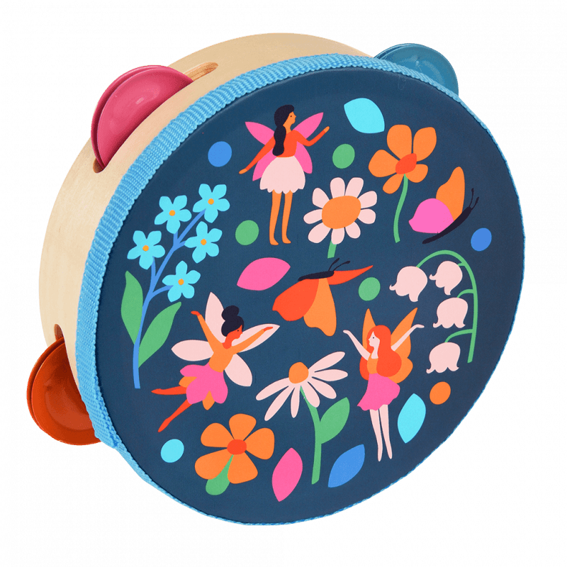 Rex London Children's Tambourine - Fairies In The Garden
