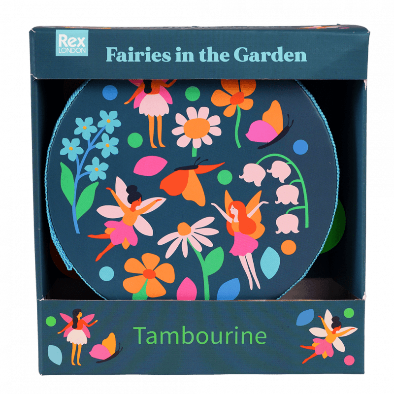 Rex London Children's Tambourine - Fairies In The Garden