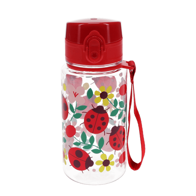 Rex London Children's Water Bottle - Ladybird (sports Cap 450ml)