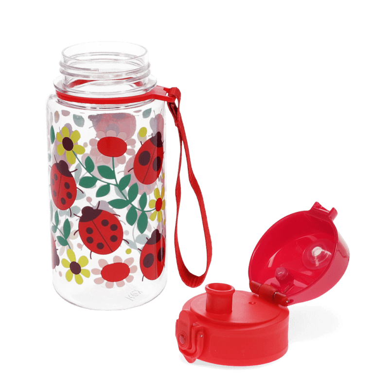 Rex London Children's Water Bottle - Ladybird (sports Cap 450ml)