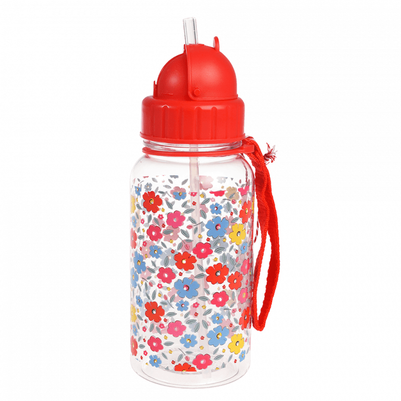 Rex London Children's Water Bottle - Tilde (integrated Straw 500ml)