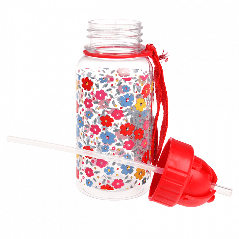 Rex London Children's Water Bottle - Tilde (integrated Straw 500ml)