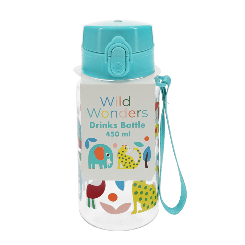 Rex London Children's Water Bottle - Wild Wonders (sports Cap 450ml)
