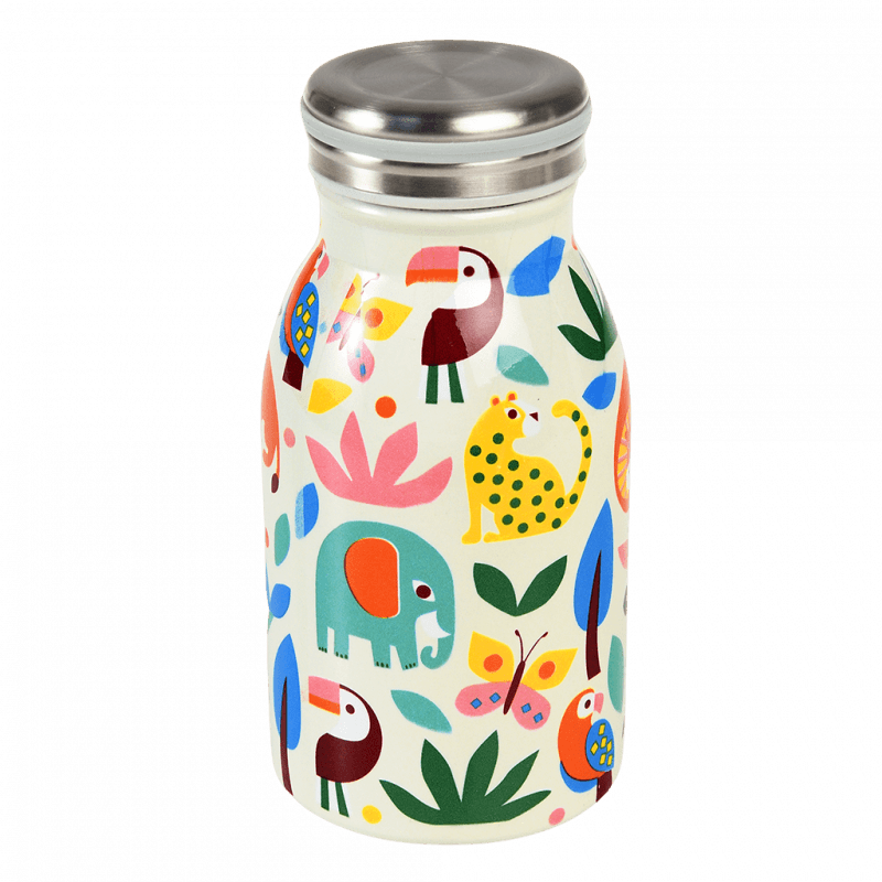 Rex London Children's Water Bottle - Wild Wonders (stainless Steel 250ml)