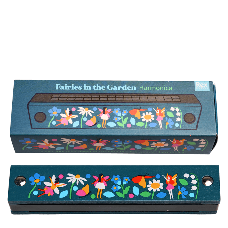 Rex London Children's Wooden Harmonica - Fairies In The Garden