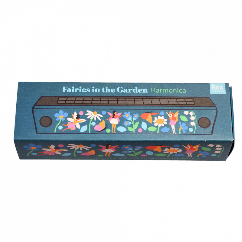 Rex London Children's Wooden Harmonica - Fairies In The Garden