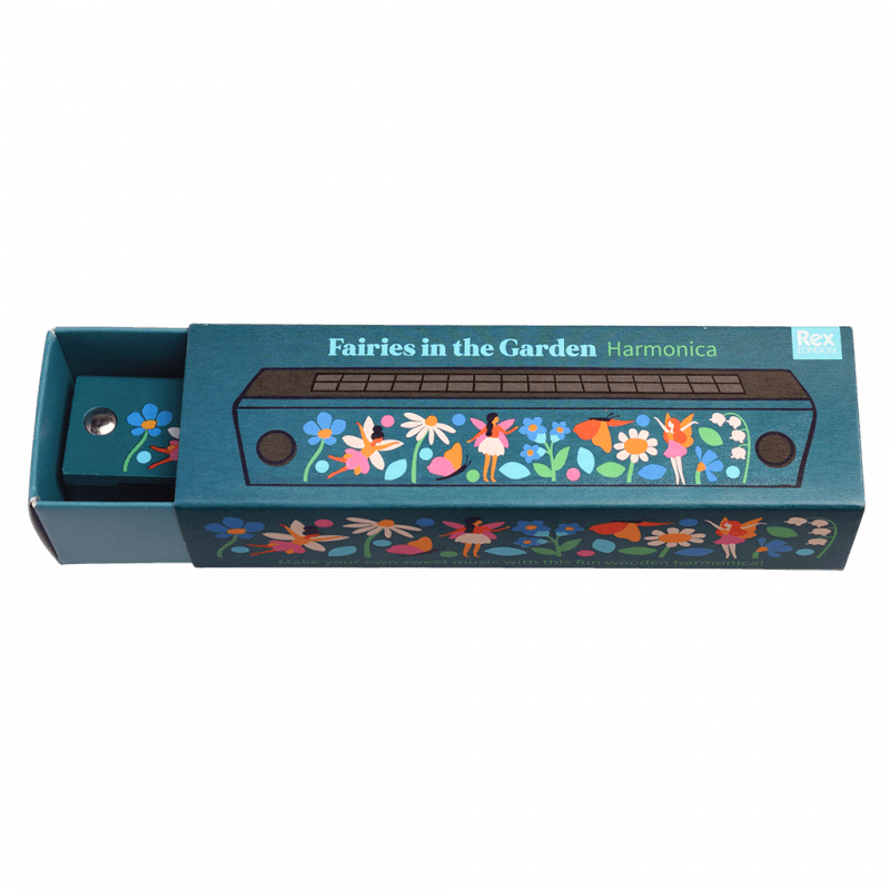Rex London Children's Wooden Harmonica - Fairies In The Garden