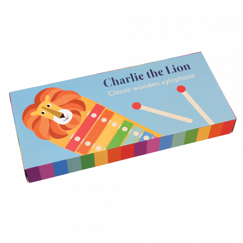 Rex London Children's Xylophone With Song Book - Charlie The Lion