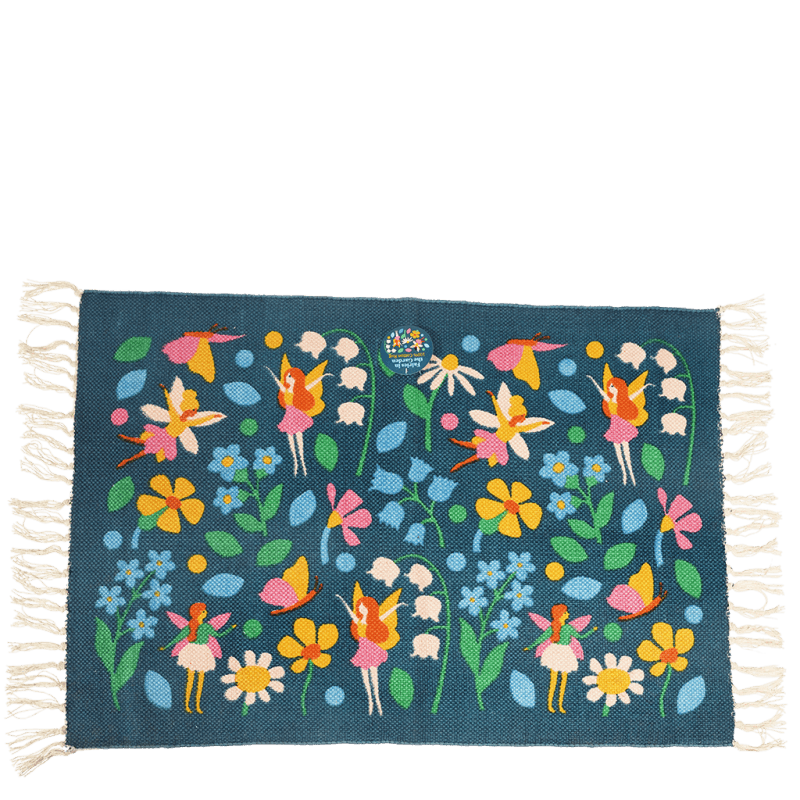 Rex London Cotton Rug (90 X 60 Cm) - Fairies In The Garden