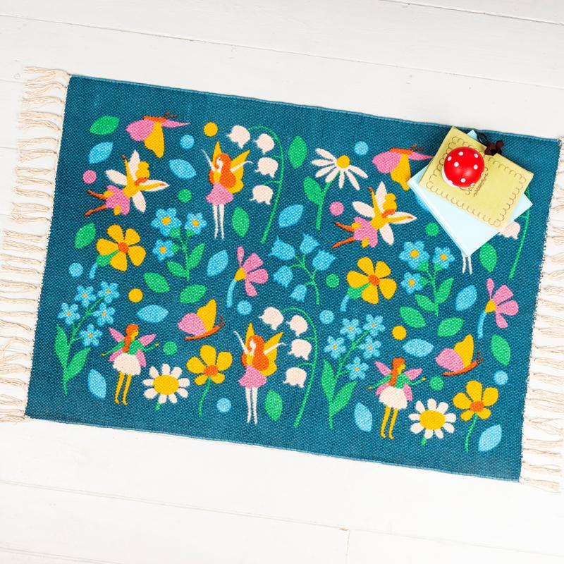 rex london Cotton rug (90 x 60 cm) - Fairies in the Garden