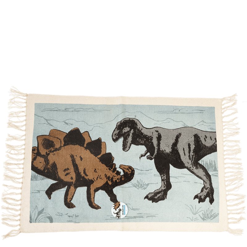 Rex London Cotton Rug (90 X 60 Cm) - Prehistoric Land Dinosaur