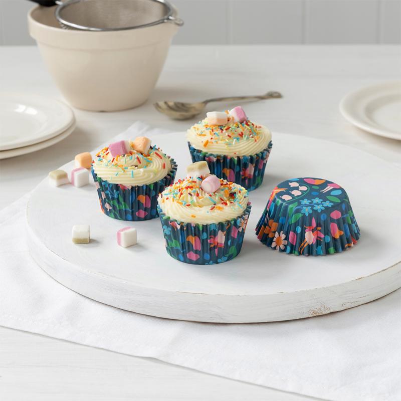 rex london Cupcake cases (pack of 50) - Fairies in the Garden