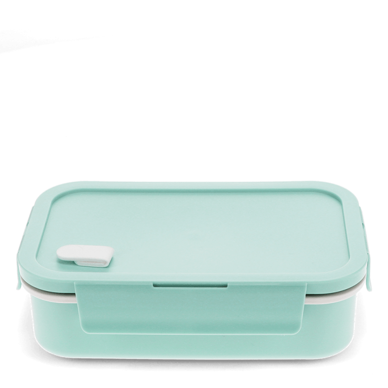 Rex London Double Wall Lunch Box With Divider - Pale Blue