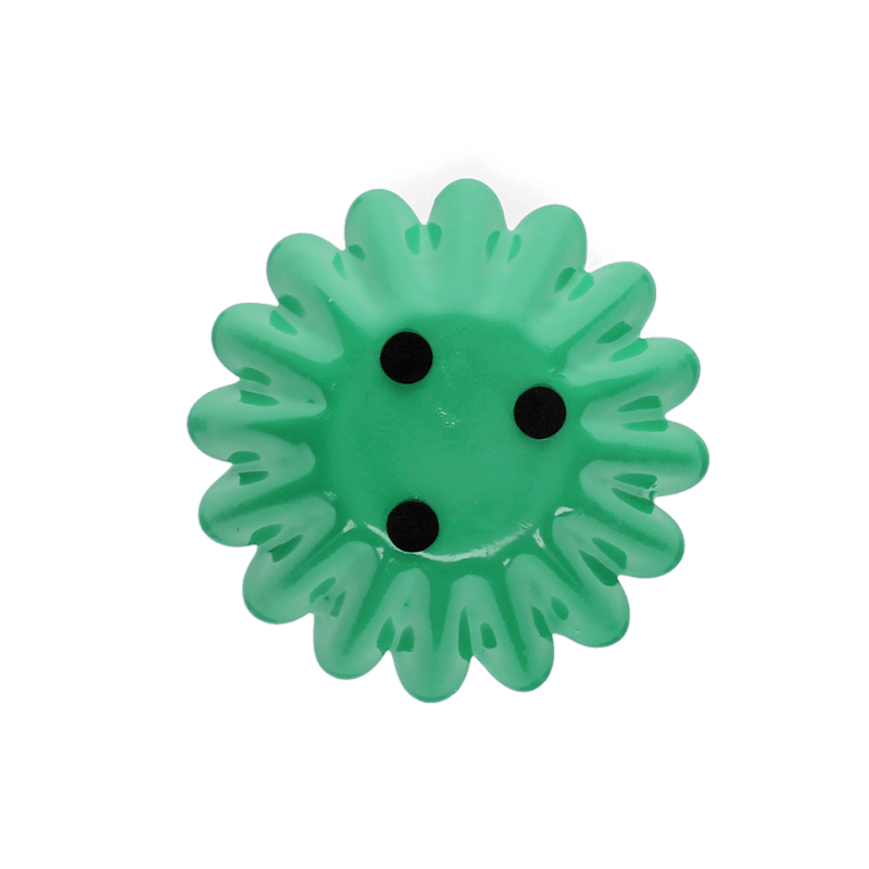 Rex London Enamel Cupped Flower Candle Holder - Green