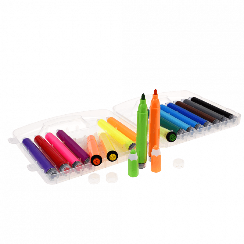 Rex London Felt Tip Pens And Stamps (set Of 18) - Wild Wonders
