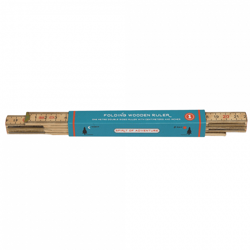 Rex London Folding Wooden Ruler - Spirit Of Adventure