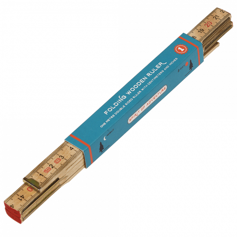 Rex London Folding Wooden Ruler - Spirit Of Adventure