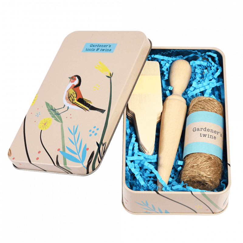 Rex London Gardener's Tools And Twine In A Tin - Your Garden